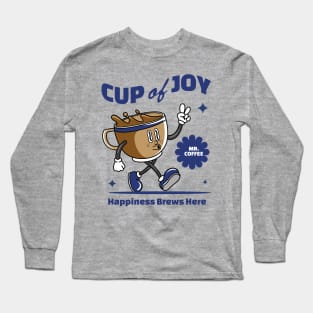 Happiness Brews Here Long Sleeve T-Shirt